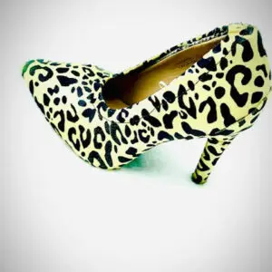 leopard stiletto shoe