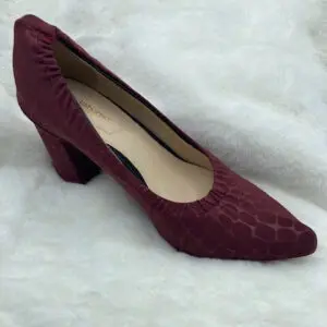 velvet brown shoe cover