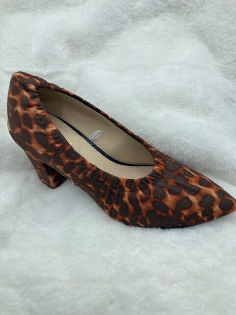 leopard print shoe cover