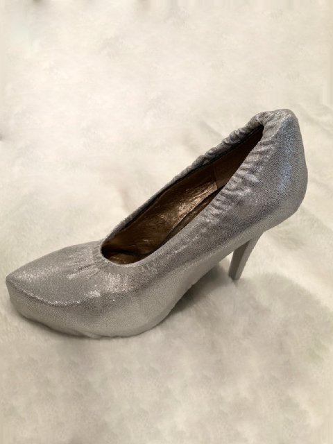 smooth shoe cover silver